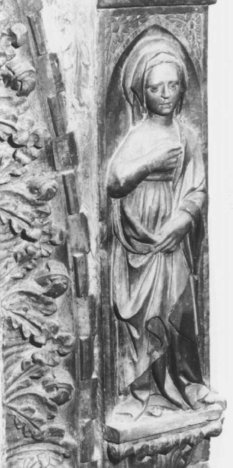 Madonna Annunciata (rilievo) di Lamberti Pietro (attribuito) (prima metà sec. XV)