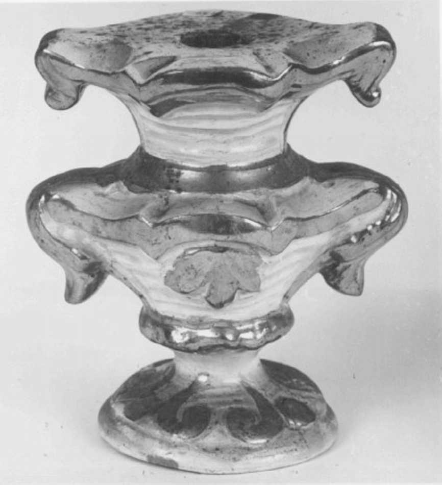 vaso d'altare con composizione floreale - ambito veneto (seconda metà sec. XVIII)