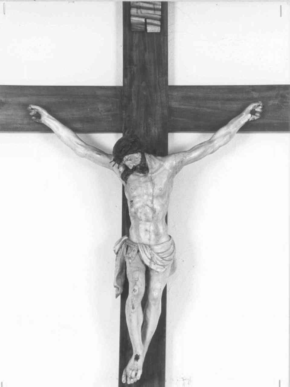 Cristo crocifisso (statua) - ambito veronese (fine sec. XVII)