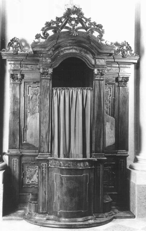 confessionale - ambito veneto (sec. XVIII)
