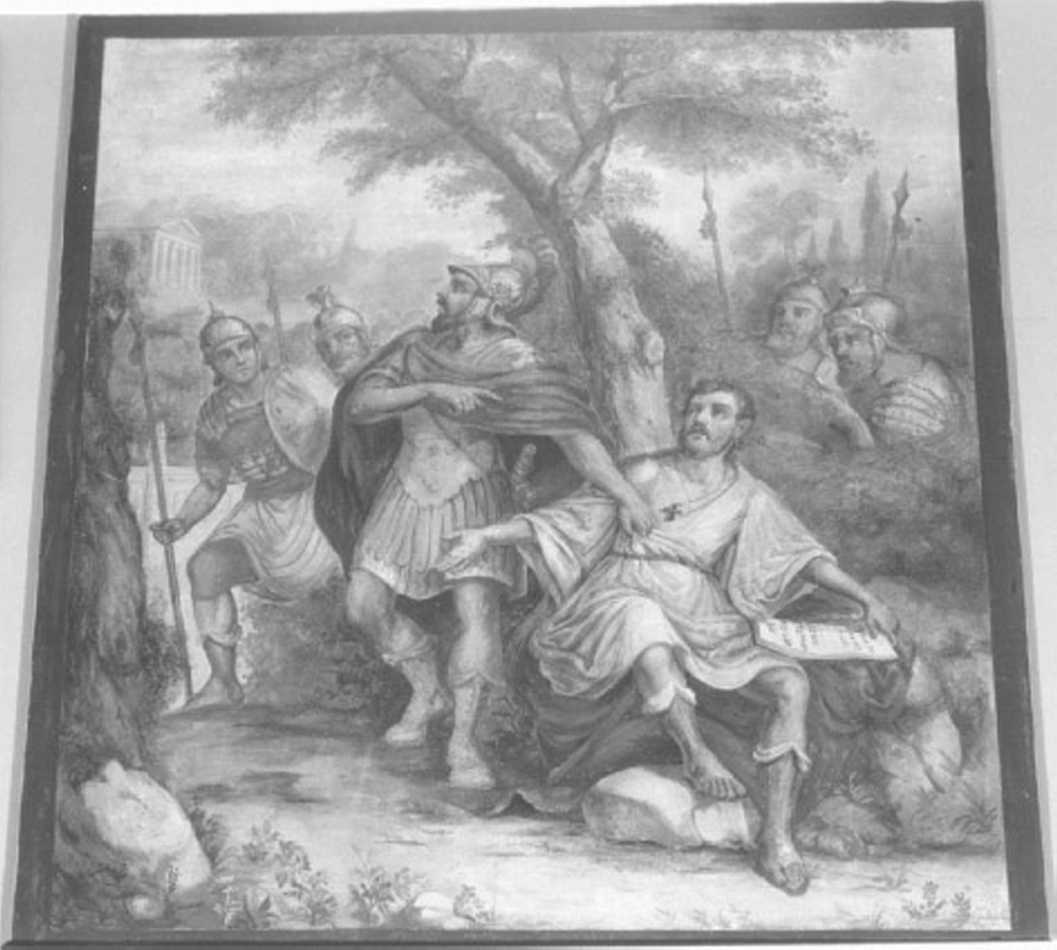 San Fermo sorpreso dai soldati romani, Santo (dipinto) - ambito veneto (fine sec. XVIII)