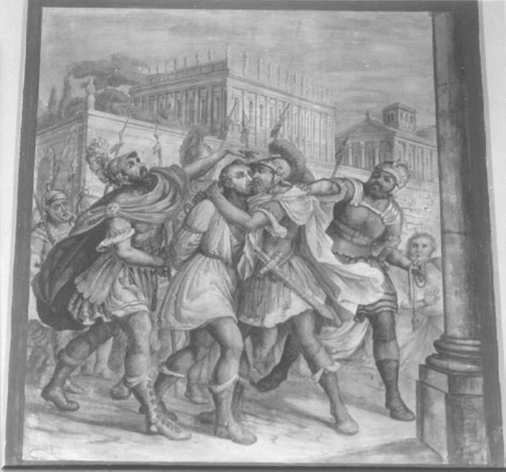 Incontro di San Fermo e San Rustico, Santi (dipinto) - ambito veneto (fine sec. XVIII)