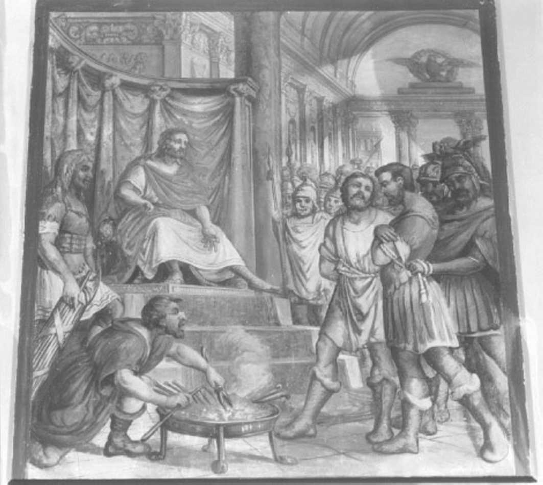San Fermo e San Rustico davanti all'imperatore, Santi (dipinto) - ambito veneto (fine sec. XVIII)