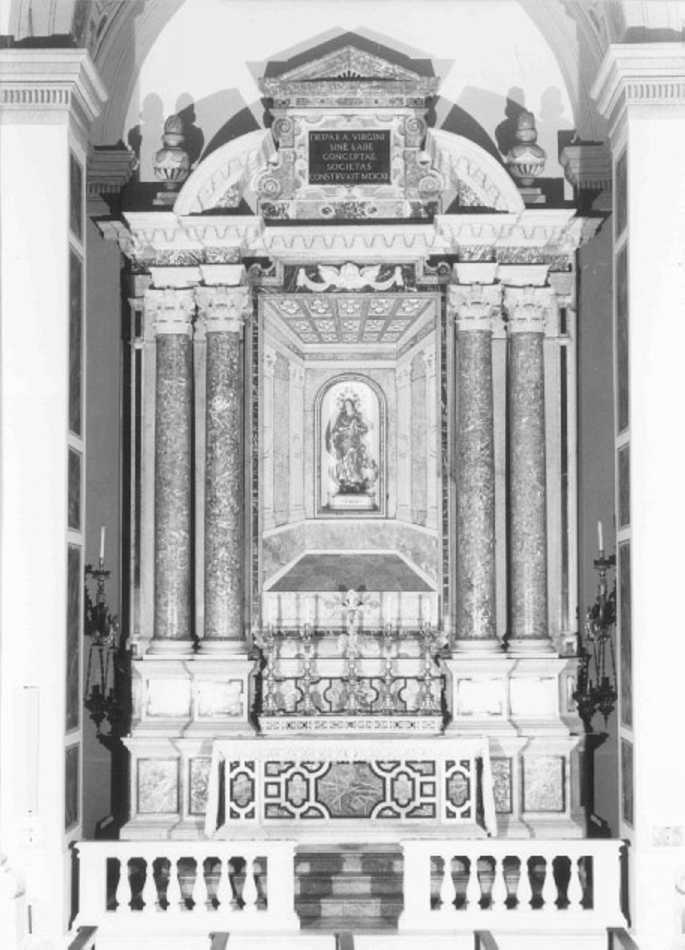 mensa d'altare - ambito veronese (sec. XVII)