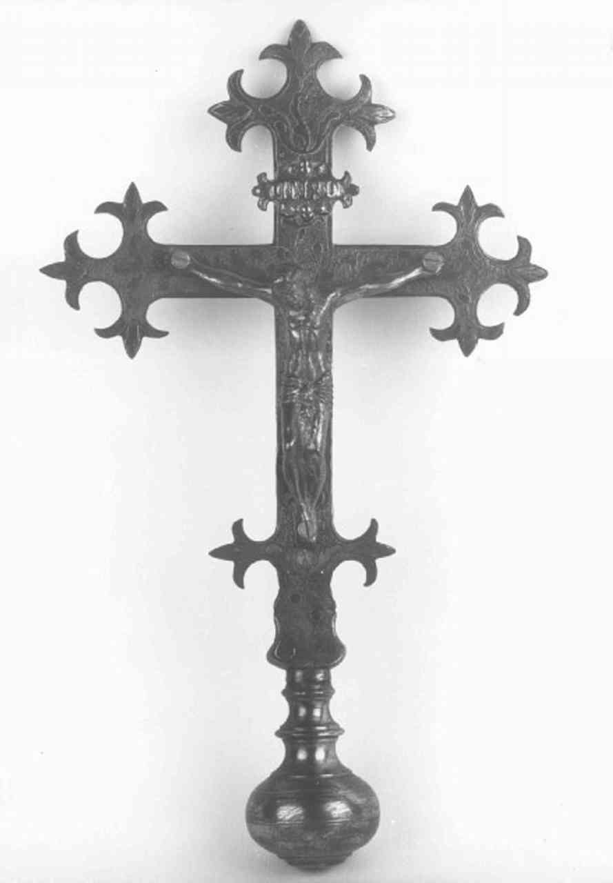 croce processionale - ambito veronese (secc. XVIII/ XIX)