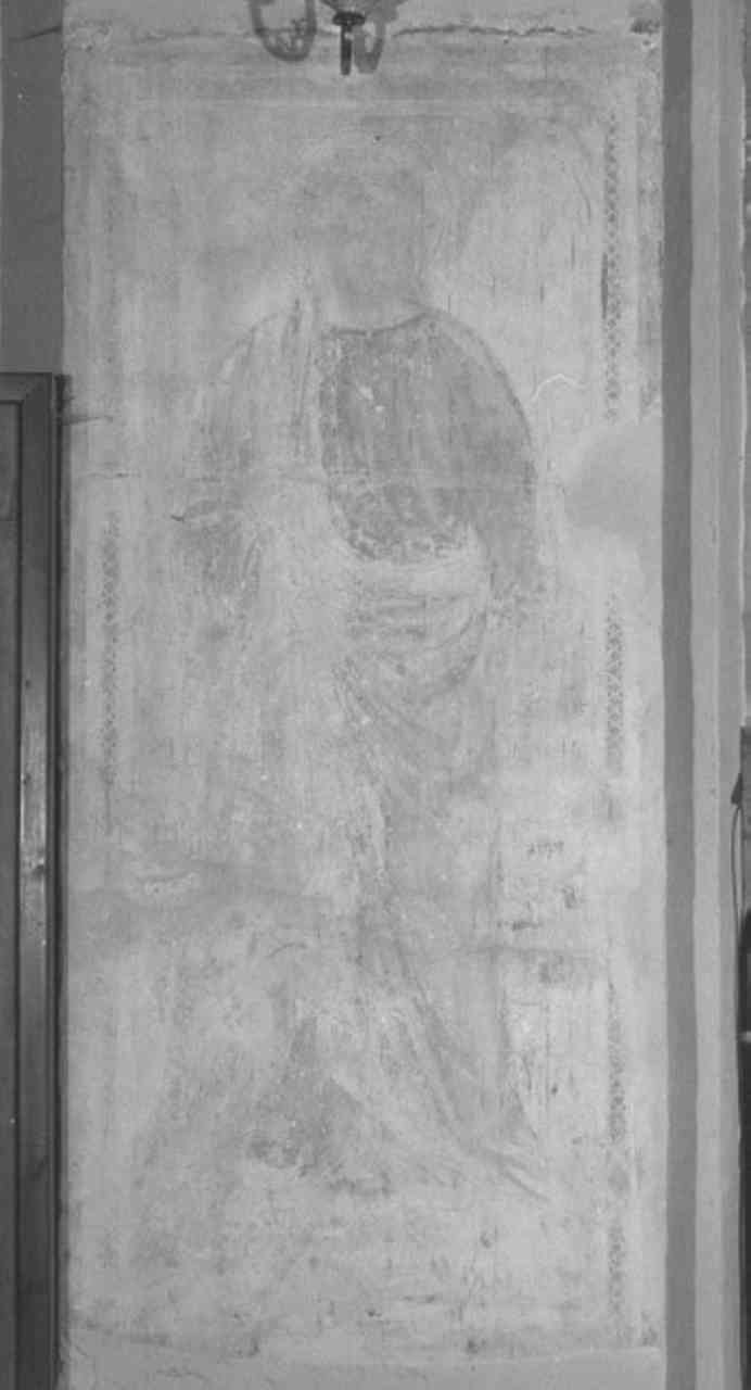 Santo (dipinto, frammento) di Martino da Verona (scuola) (inizio sec. XV)