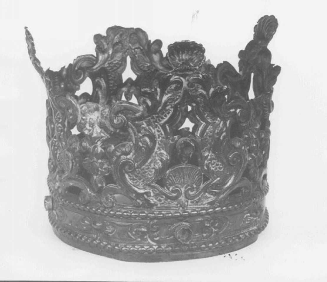 motivi decorativi (corona da statua) - ambito veronese (secc. XVIII/ XIX)