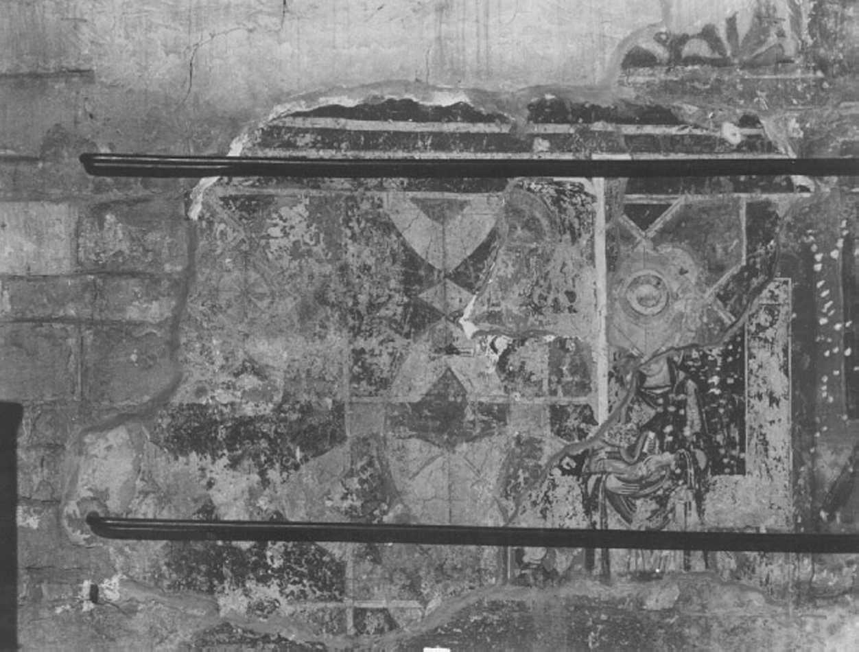 motivi decorativi geometrici (dipinto) - ambito veronese (prima metà sec. XIV)