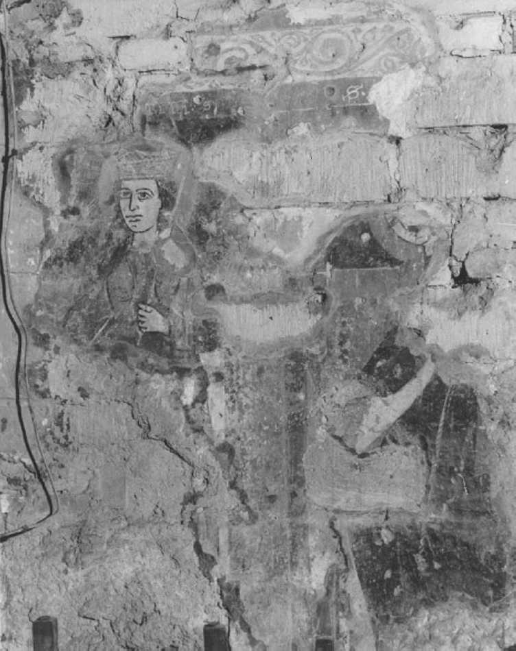 Santa Caterina (dipinto, frammento) - ambito veronese (sec. XIII)
