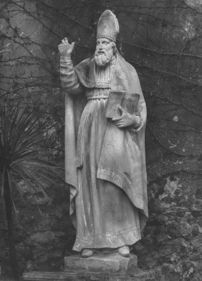 Sant'Ambrogio (statua) di Spahooshi Joseph Di Shlesia (sec. XIX)