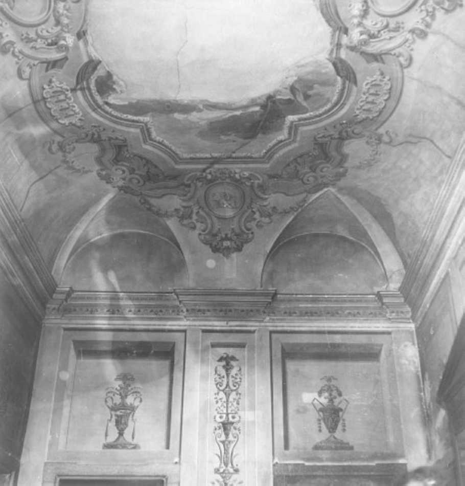 motivi decorativi a candelabra (dipinto) - ambito veneto (sec. XIX)