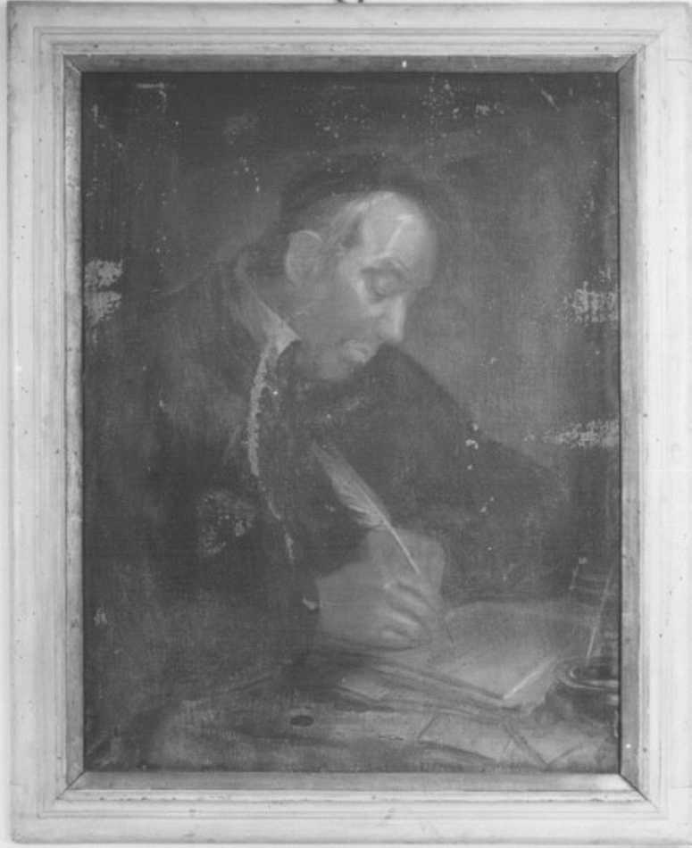 ritratto di ecclesiastico (dipinto) di Ferrari Carlo (metà sec. XIX)
