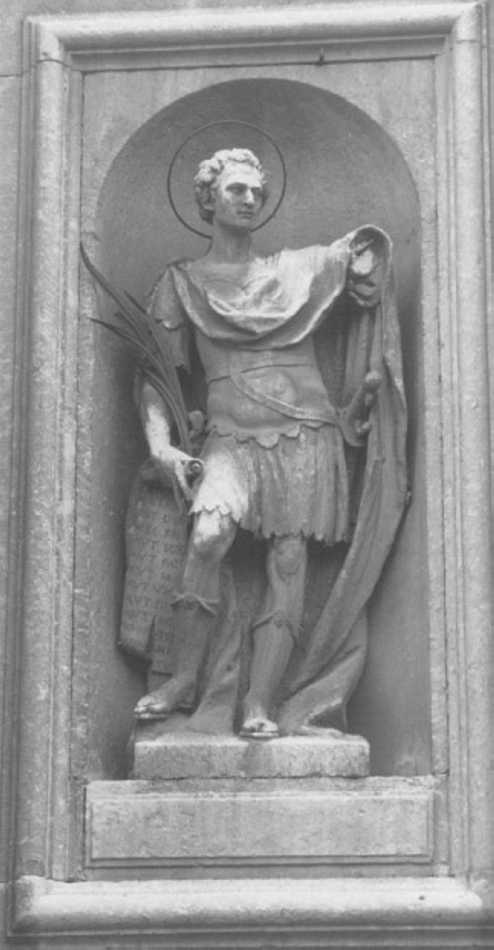 Santo (statua, elemento d'insieme) di Sartori Angelo (sec. XVIII)