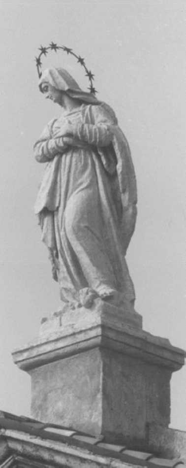 Madonna Immacolata (statua, elemento d'insieme) di Sartori Angelo (sec. XVIII)