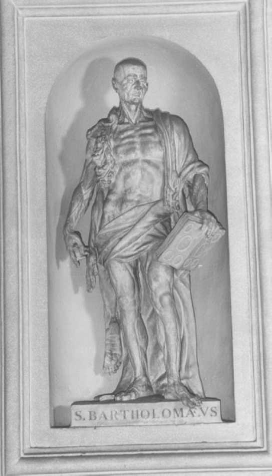 San Bartolomeo (statua, elemento d'insieme) di Sartori Angelo (sec. XVIII)