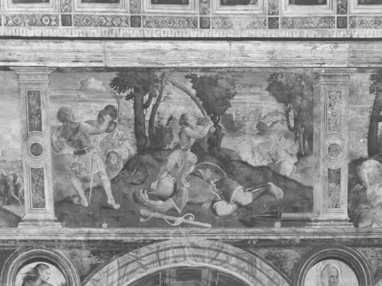 David decapita Golia (dipinto) di Caroto Giovanni Francesco (scuola) (sec. XVI)