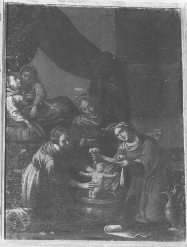 La nascita di San Nicola, San Nicola da Tolentino (dipinto) di Zanconti Domenico (ultimo quarto sec. XVIII)
