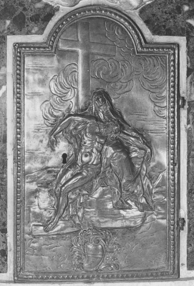 Pietà (sportello di tabernacolo) - ambito veneto (metà sec. XVIII)