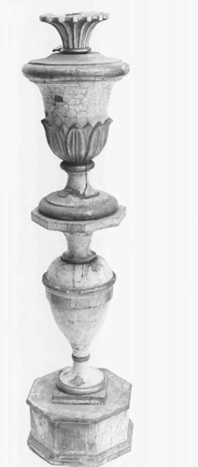 vaso d'altare con composizione floreale - ambito veneto (secc. XVIII/ XIX)