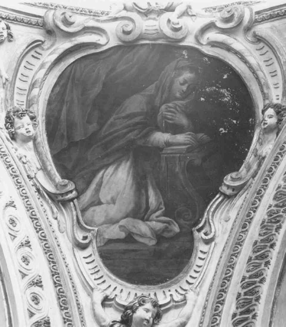 Madonna Annunciata (dipinto) di Ottino Pasquale (attribuito) (sec. XVII)