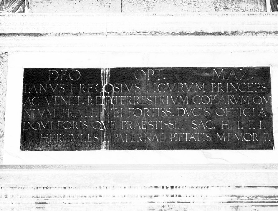 lapide commemorativa di Cristofali Adriano, Cattaneo Danese (sec. XVI)