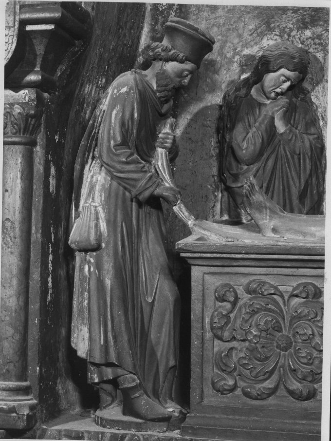 San Giuseppe D' Arimatea (statua) di Giolfino Bartolomeo (attribuito) (sec. XV)