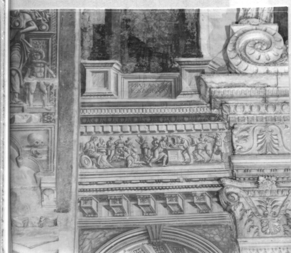 Scena mitologica (dipinto) - ambito lombardo (secc. XV/ XVI)