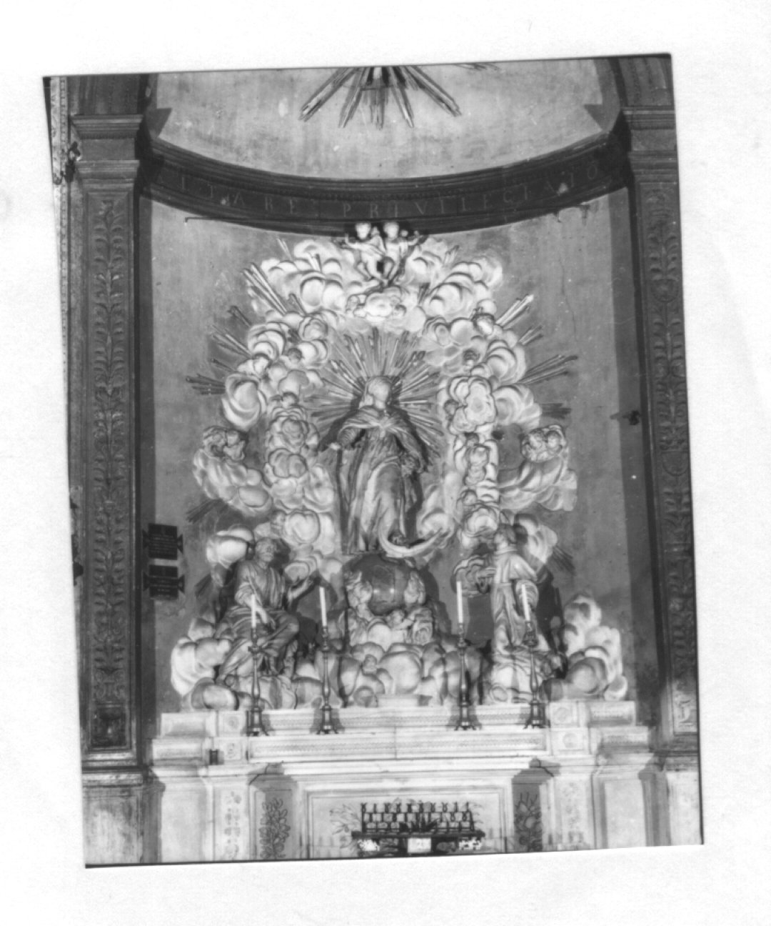 Immacolata Concezione (gruppo scultoreo) di Marinali Orazio (secc. XVII/ XVIII)