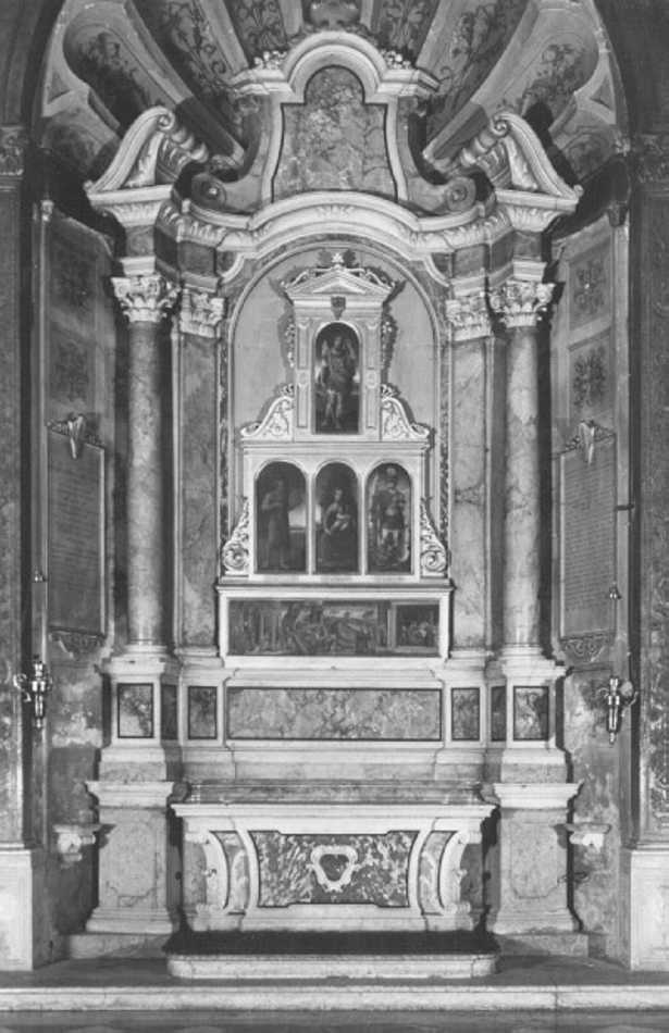 motivi decorativi vegetali (altare) di Ranghieri Angelo (sec. XVIII)