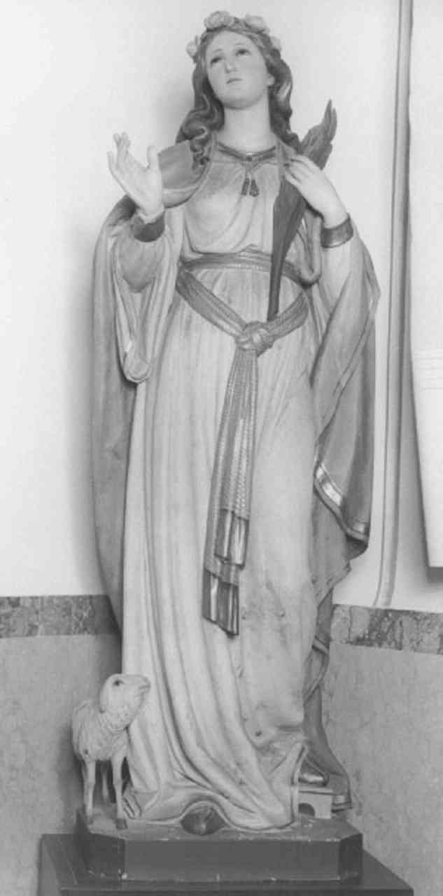 Sant'Agnese (statua) - ambito veneto (prima metà sec. XX)