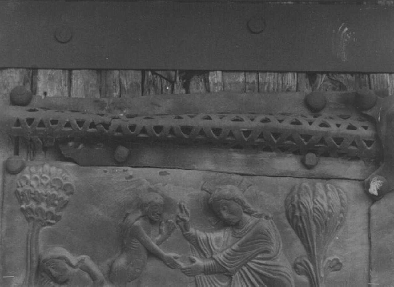 motivi decorativi geometrici (cornice, elemento d'insieme) di Primo Maestro Del Portale Di San Zeno (e aiuti) (sec. XII)