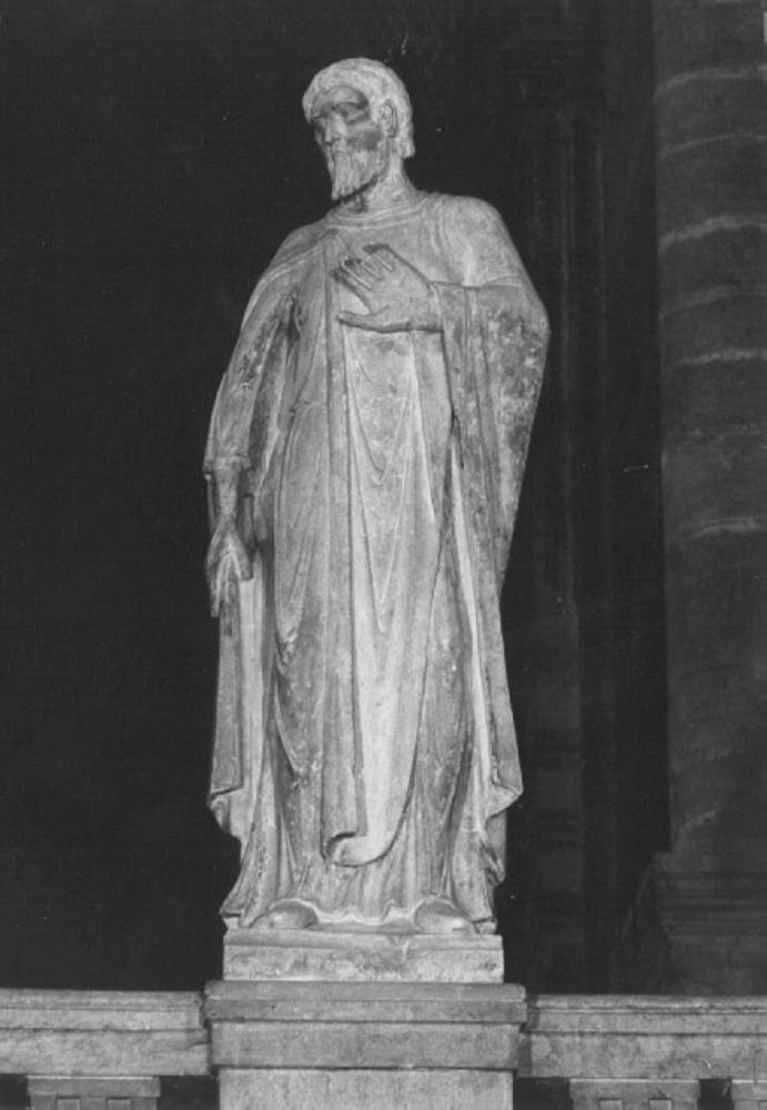 San Tommaso (statua, elemento d'insieme) - ambito veronese (prima metà sec. XIII)