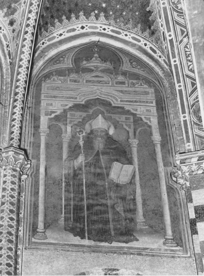 San Benedetto (dipinto, elemento d'insieme) di Martino da Verona (sec. XV)