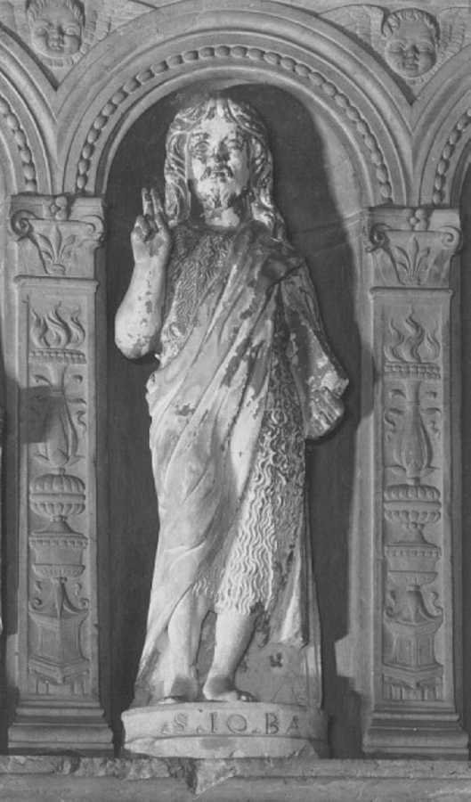 San Giovanni Battista (statua, elemento d'insieme) - ambito veronese (sec. XV)