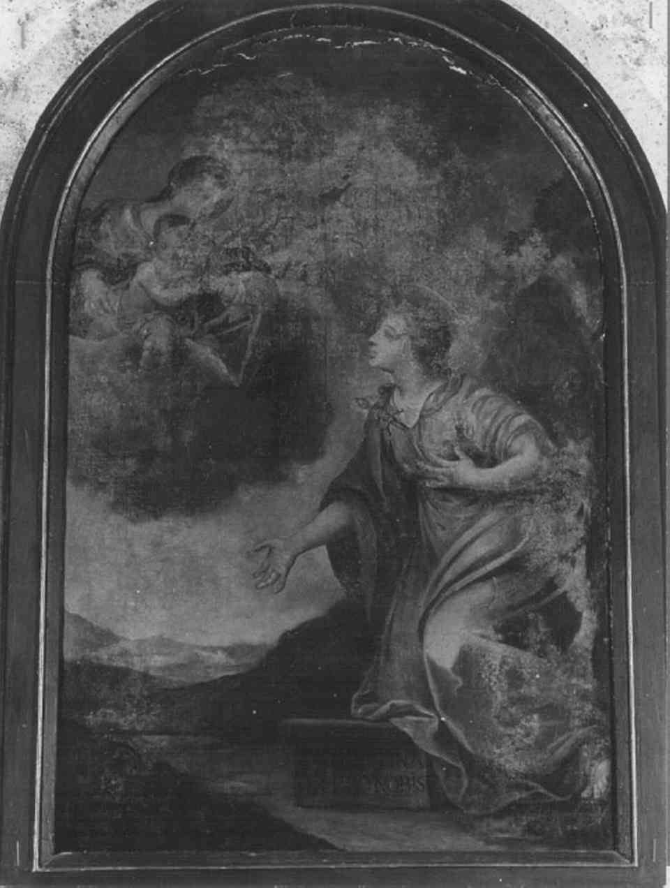 Madonna con Bambino (dipinto) di Perini Odoardo (maniera) (primo quarto sec. XVIII)