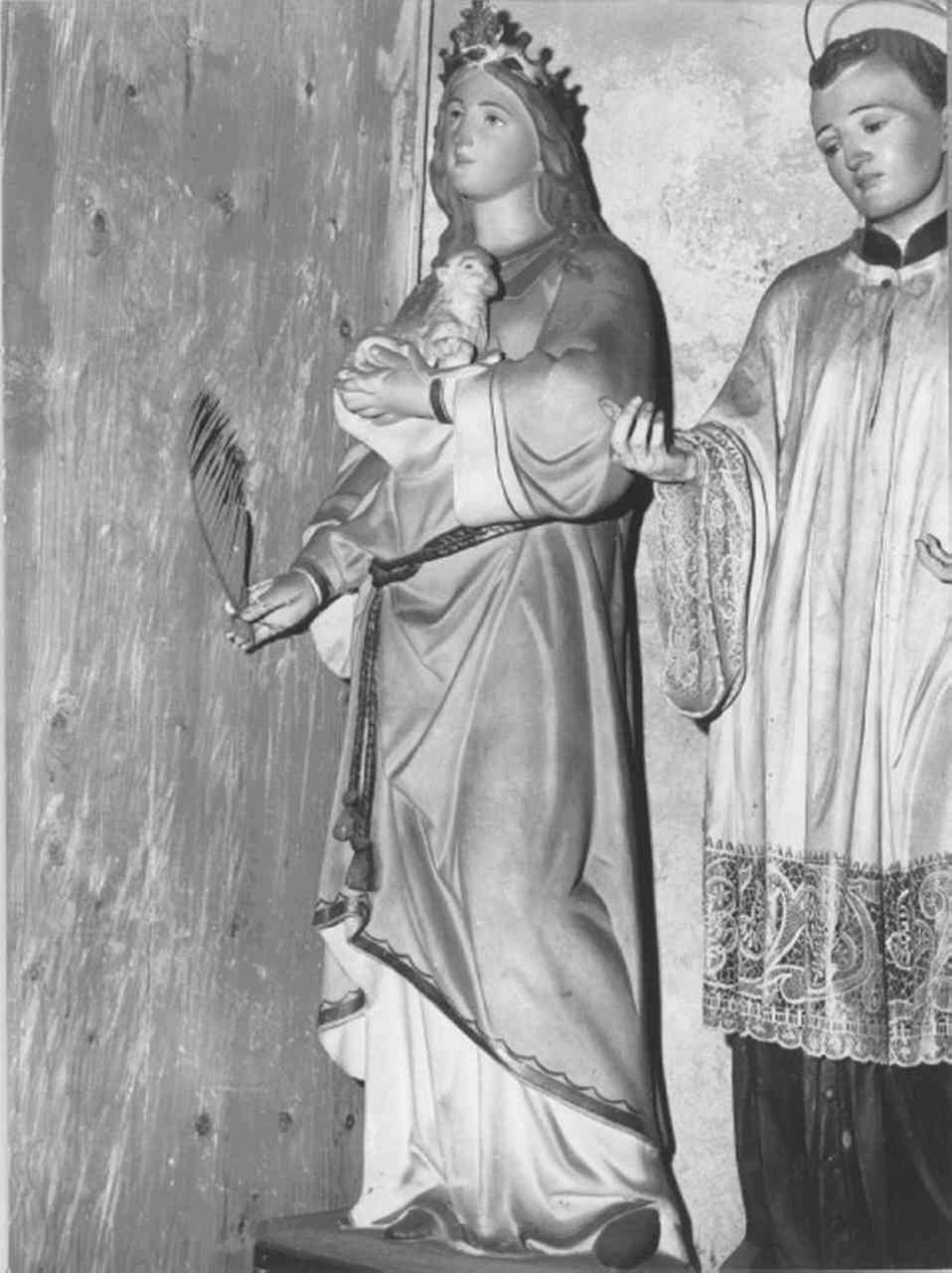 Sant'Agnese (statua) - ambito veneto (primo quarto sec. XX)