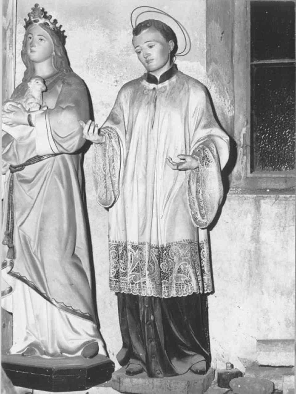 San Luigi Gonzaga (statua) - ambito veneto (primo quarto sec. XX)