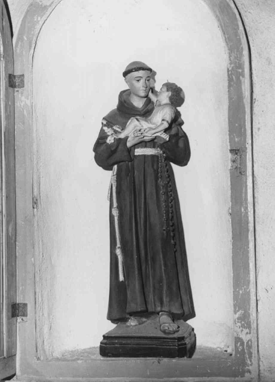 Sant'Antonio da Padova con il bambino (statua) - ambito veneto (primo quarto sec. XX)