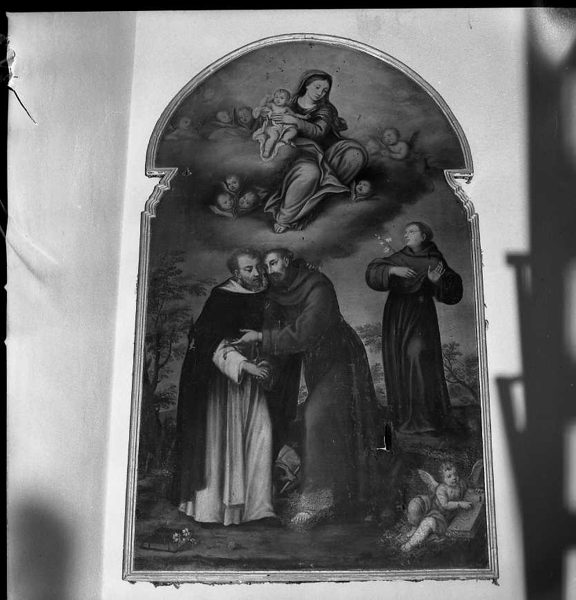 Madonna con Bambino e Santi (dipinto) di Voltolini Domenico (sec. XVIII)
