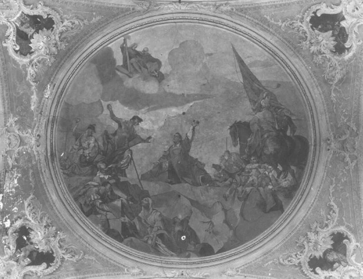 lapidazione di Santo Stefano (dipinto) di Perini Odoardo (sec. XVIII)