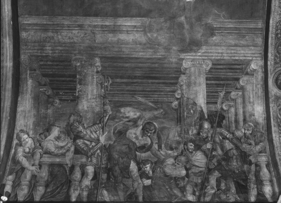 martirio di San Nazario e San Celso (dipinto) di Farinati Paolo (attribuito) (sec. XVI)