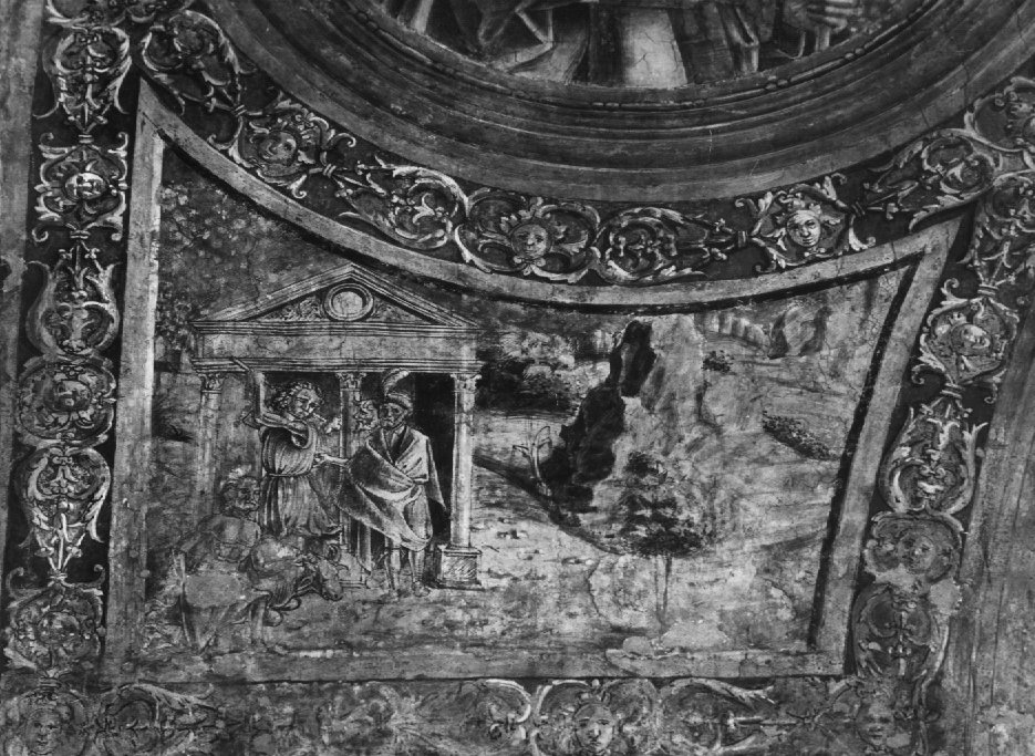 scena pastorale (dipinto) di Falconetto Giovanni Maria (bottega) (sec. XV)