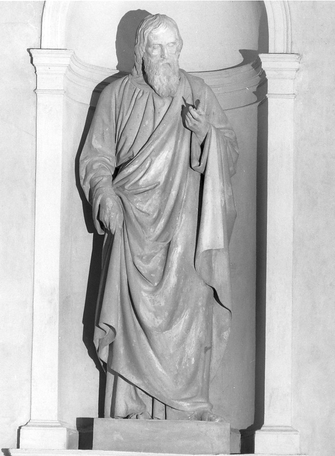 San Bartolomeo (statua, elemento d'insieme) di Zajec (Saitz) Valentino (sec. XIX)