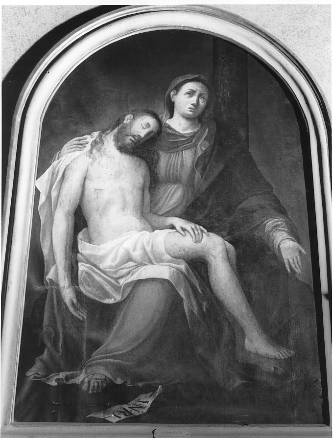 Pietà (dipinto) di Pupin Giuseppe (sec. XIX)