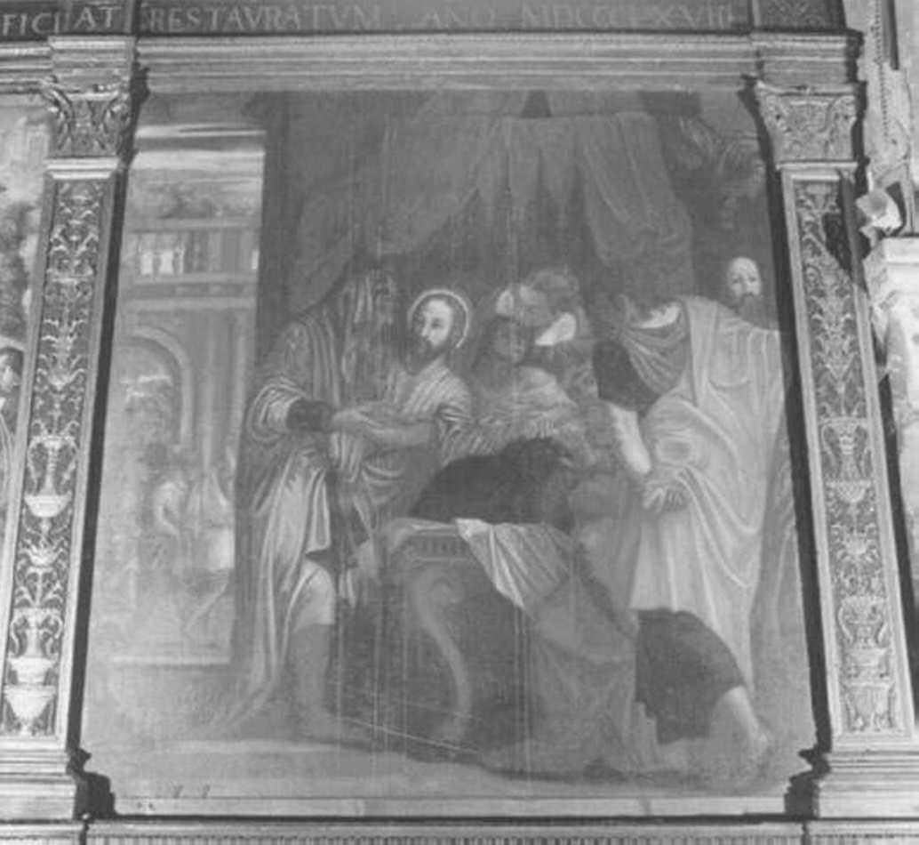 Cristo resuscita la figlia di Giairo (dipinto) di Cagnoto Di Montagnana (fine sec. XVII)