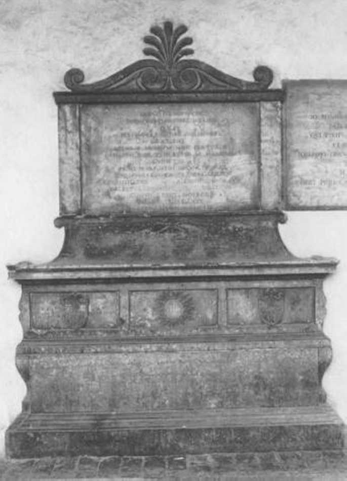 monumento funebre - ambito veneto (terzo quarto sec. XVII)