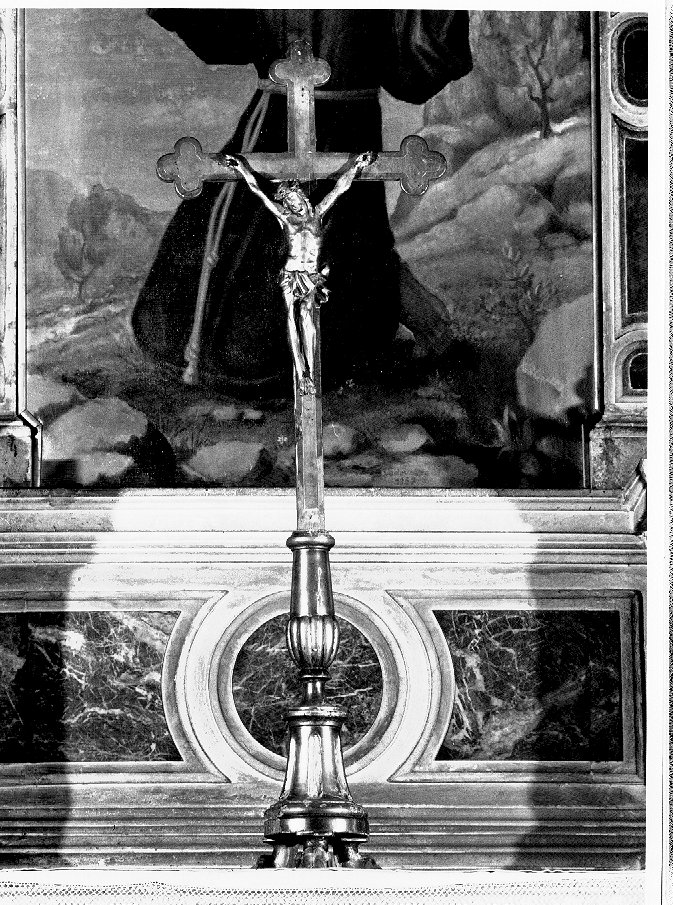 croce d'altare - ambito vicentino (seconda metà sec. XVIII)