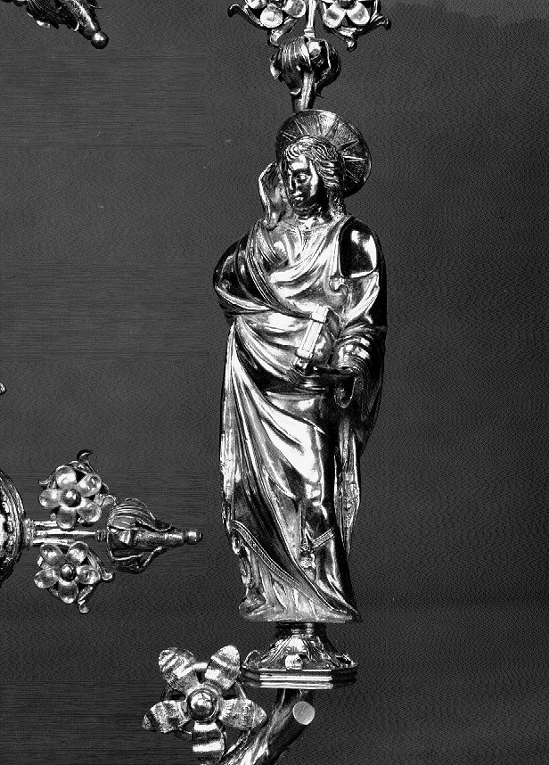 San Giovanni Evangelista (statuetta) di Bernardo da Sesto (scuola) (prima metà sec. XVI)
