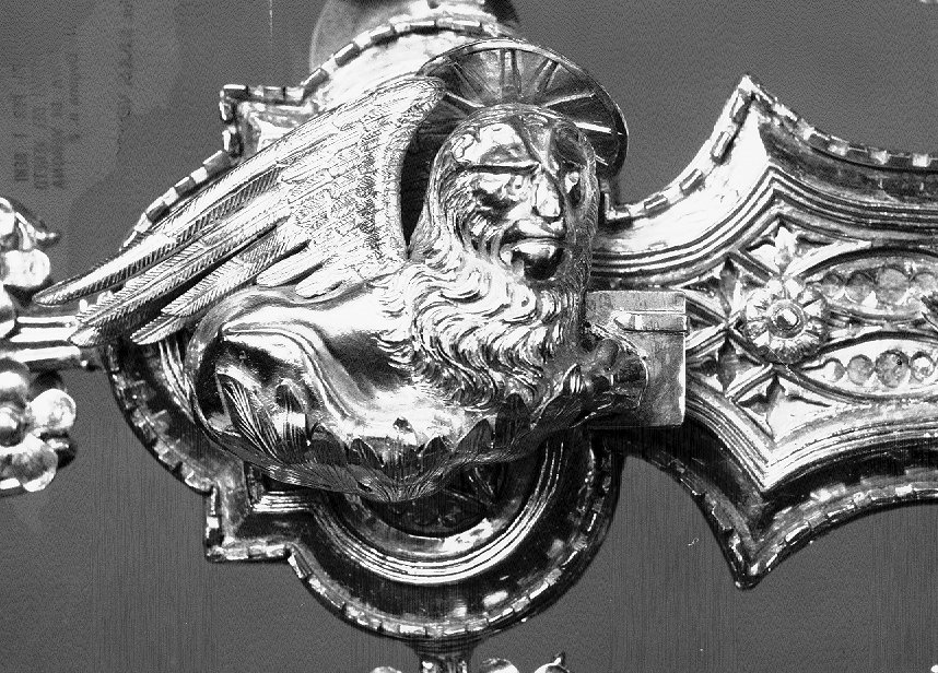 simbolo di San Marco: leone (rilievo) di Bernardo da Sesto (scuola) (prima metà sec. XVI)