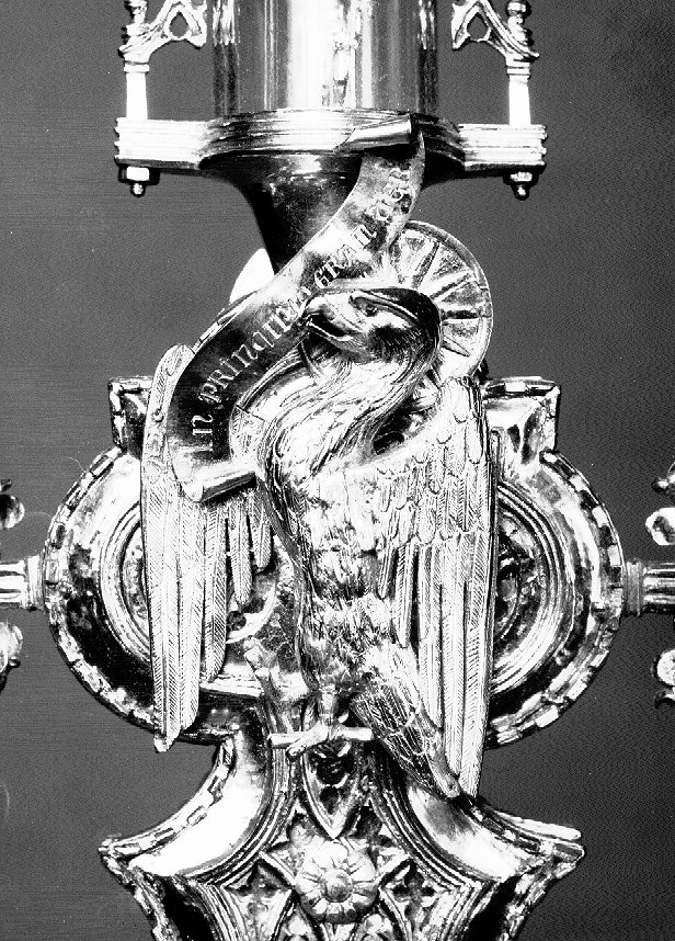 simbolo di San Giovanni Evangelista: aquila (rilievo) di Bernardo da Sesto (scuola) (prima metà sec. XVI)